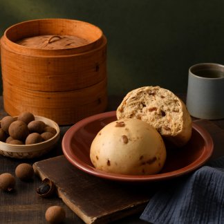 柴窯桂圓饅頭3入 (全素)