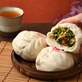 雪裡紅菜包3入 (全素)