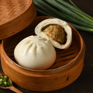 鮮蔥黑豚包3入 (葷食)